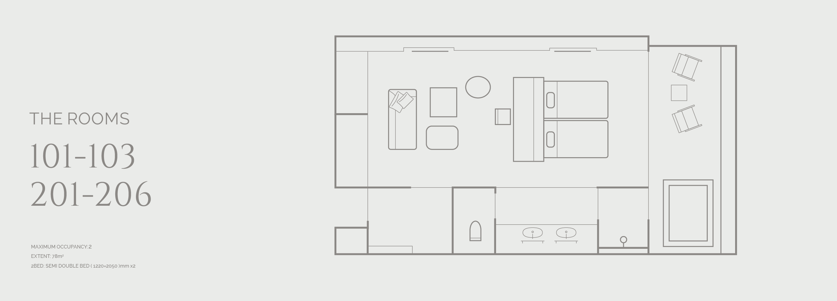 THE ROOMSの間取り図